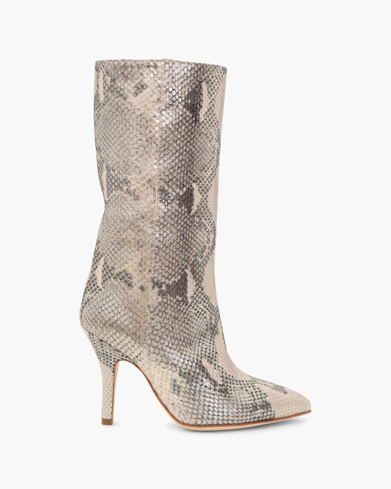SNAKE EMBOSSED BOOTS