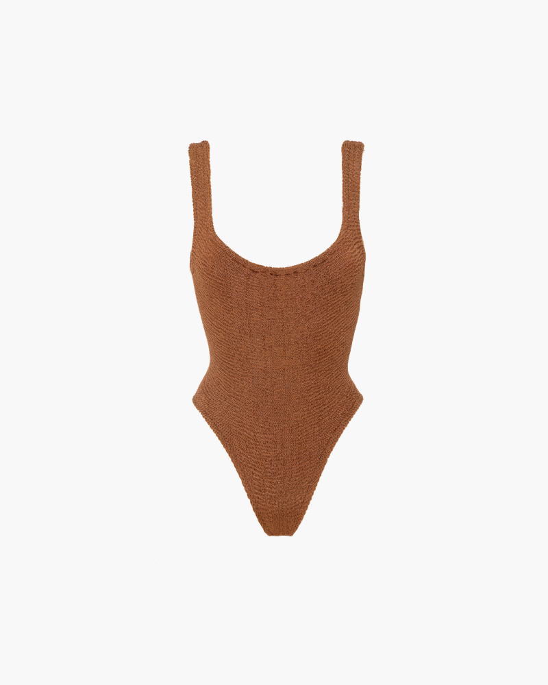 CRINKLED ONE-PIECE SWIMSUIT