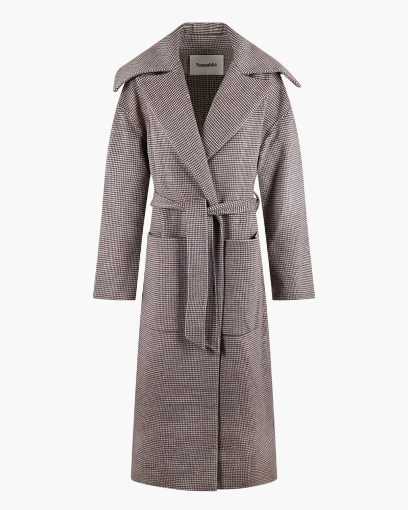 DOUBLE WOOL TRENCH COAT