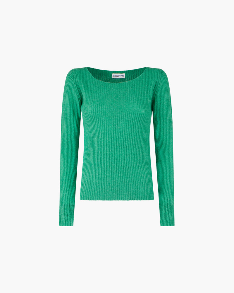 RIBBED CASHMERE SWEATER