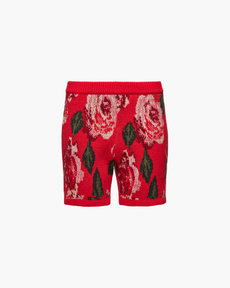 SHORTS IN JACQUARD FLOREALE
