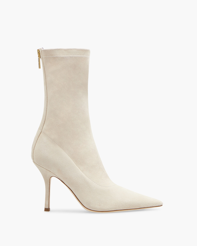 SUEDE MAMA ANKLE BOOTS