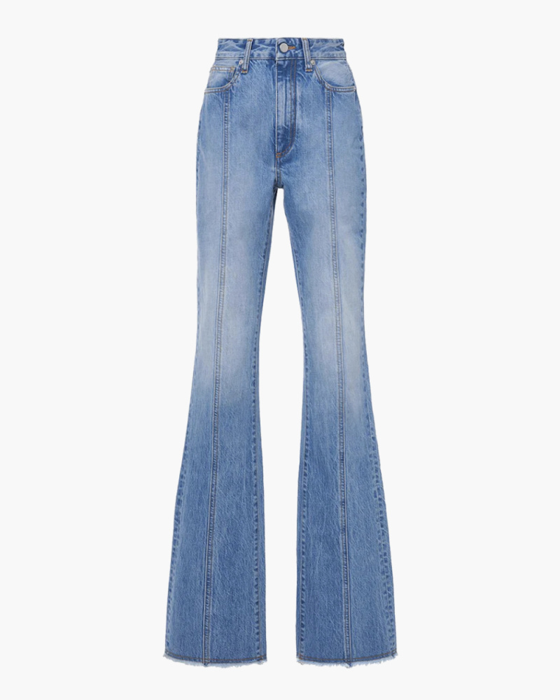 FLARED JEANS WITH...