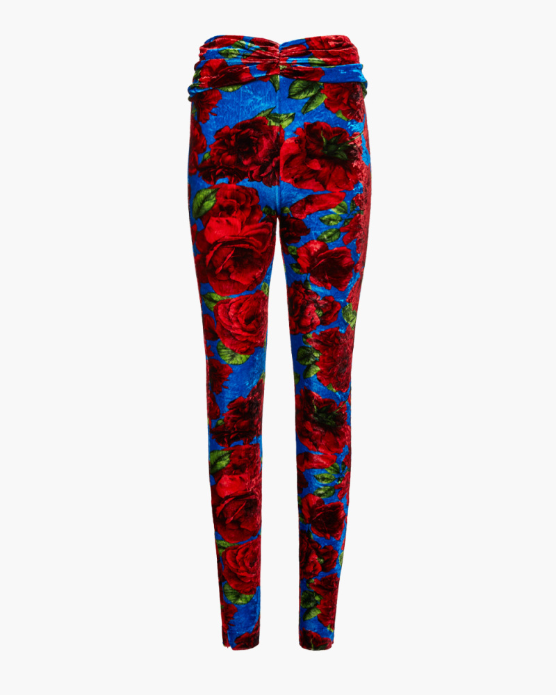 SKINNY PANTS WITH FLORAL PRINT