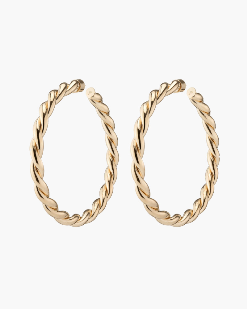 DOUBLE TWISTED LILLY HOOPS