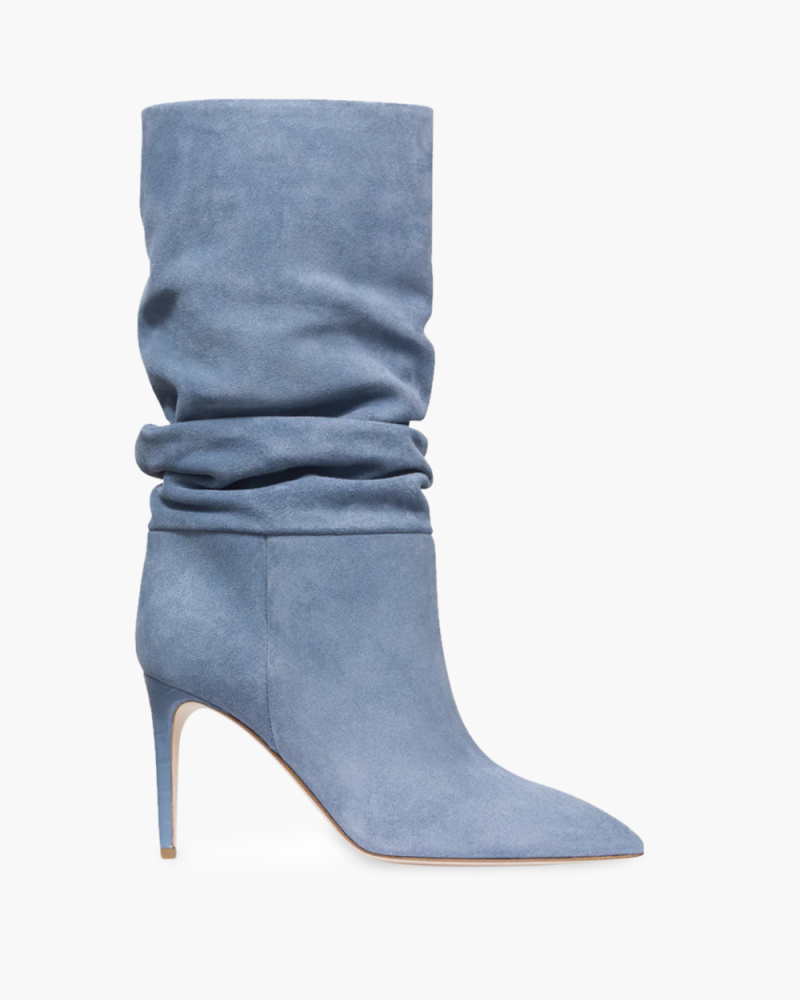 85MM SUEDE SLOUCHY BOOTS