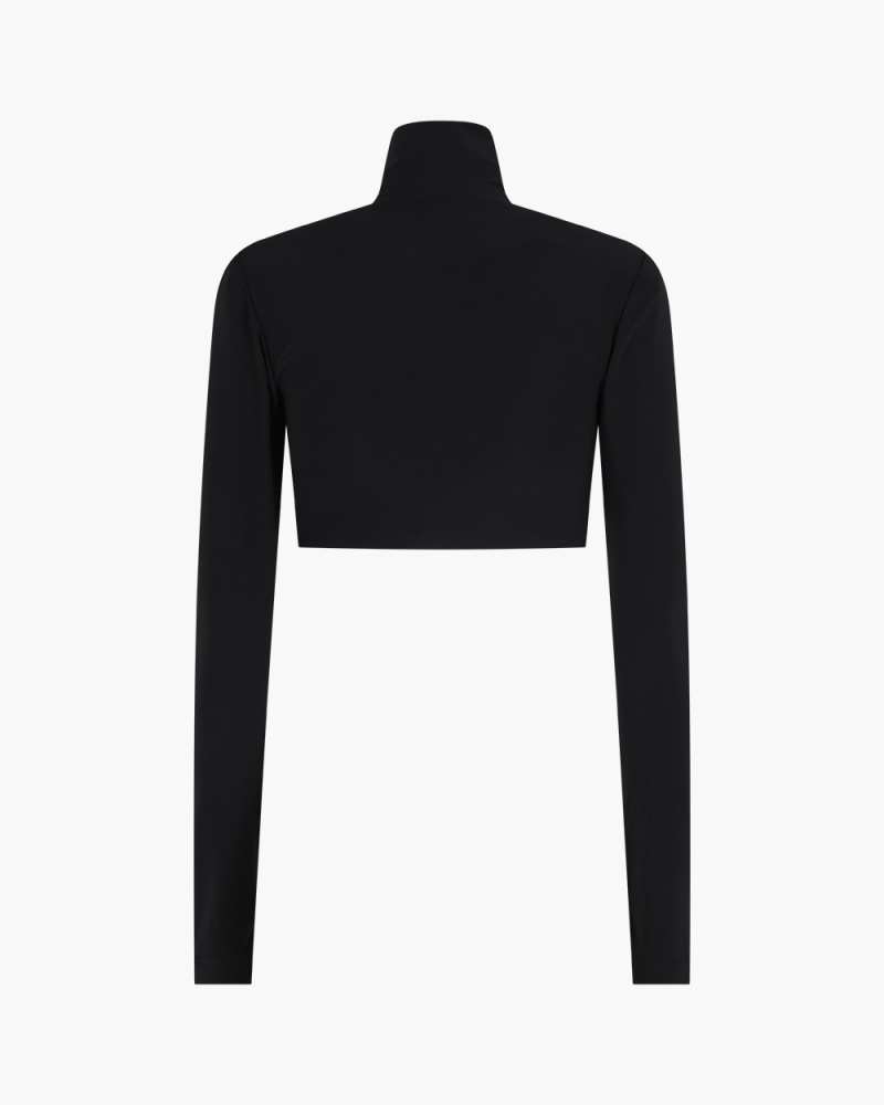 TURTLENECK CROPPED TOP