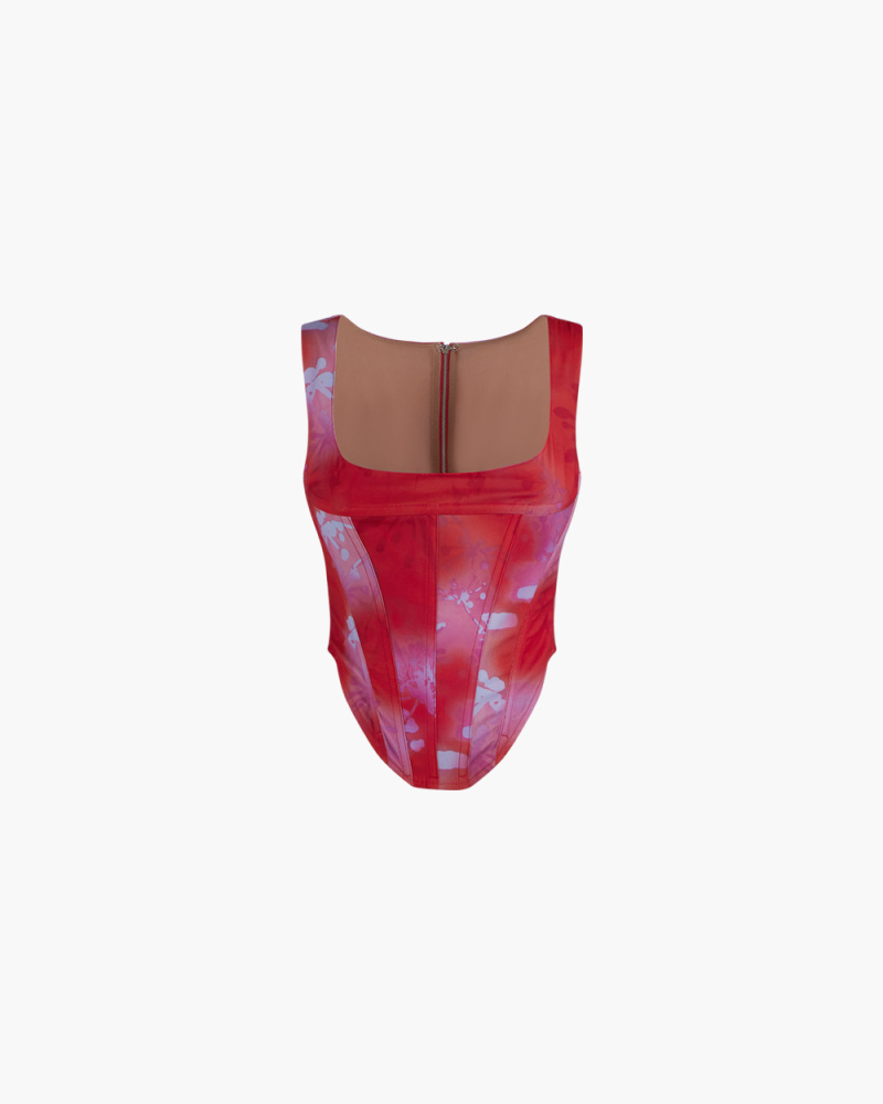CAMPBELL CORSET ROUGE MUDD