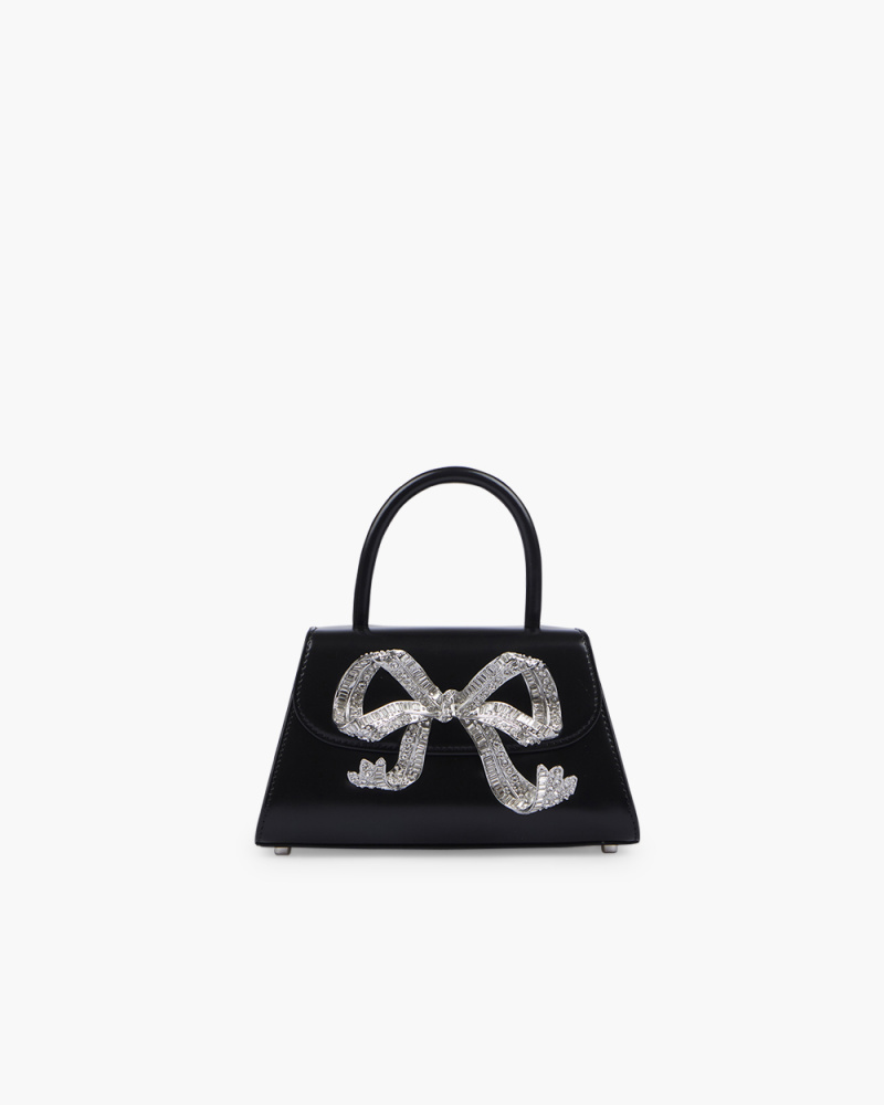 THE BOW BLACK MINI BAG WITH...