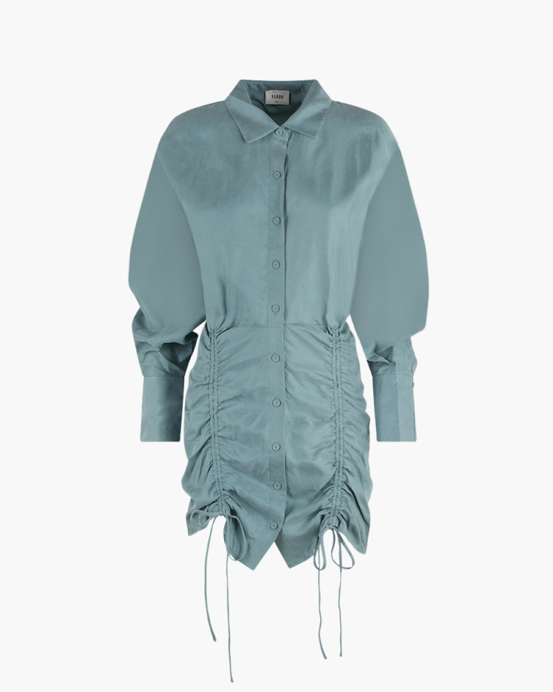 ANDY RUCHED SEAFOAM SHIRT...